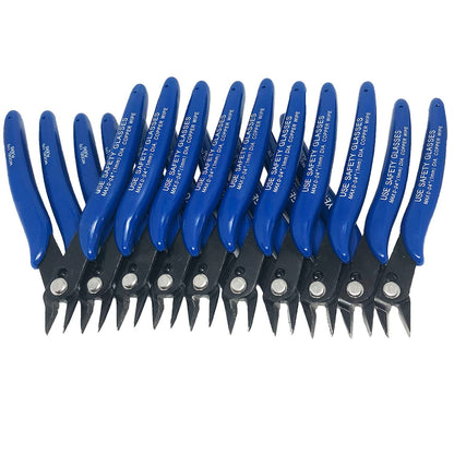 10pcs/lot 5" 125cm Plato 170 Blue Flush Cutter Diagonal Cutting Pliers Precision Shear Lead Cutter Copper Wire Cutter/Nipper