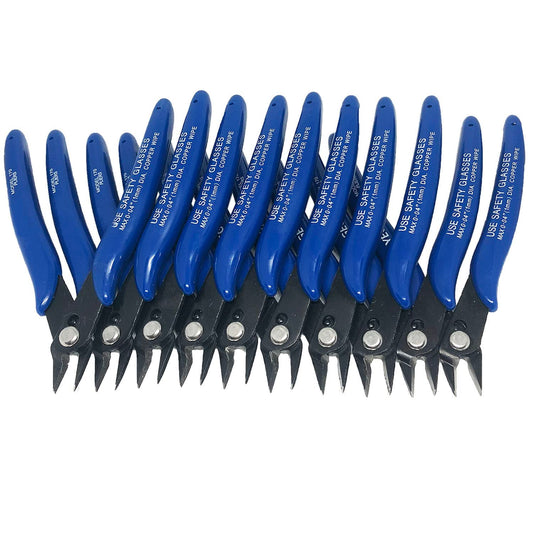 10pcs/lot 5" 125cm Plato 170 Blue Flush Cutter Diagonal Cutting Pliers Precision Shear Lead Cutter Copper Wire Cutter/Nipper