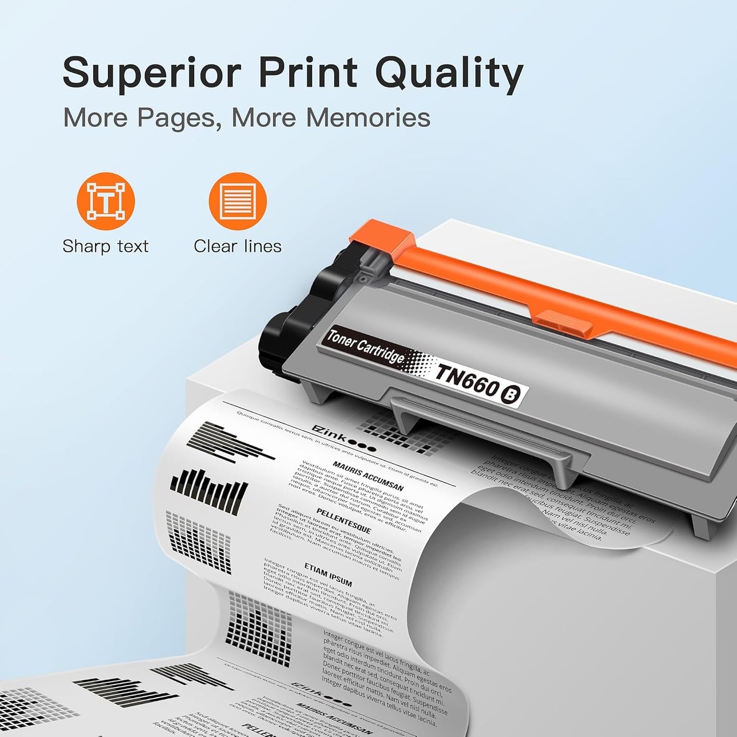 TN660 Toner Cartridges 2 Pack Compatible Replacement for Brother TN660 TN-660 TN630 for DCP-L2520DW MFC-L2740DW HL-L2320D HL-L2360DW DCP-L2540DW MFC-L2700DW MFC-L2720DW Printer High Capacity Black