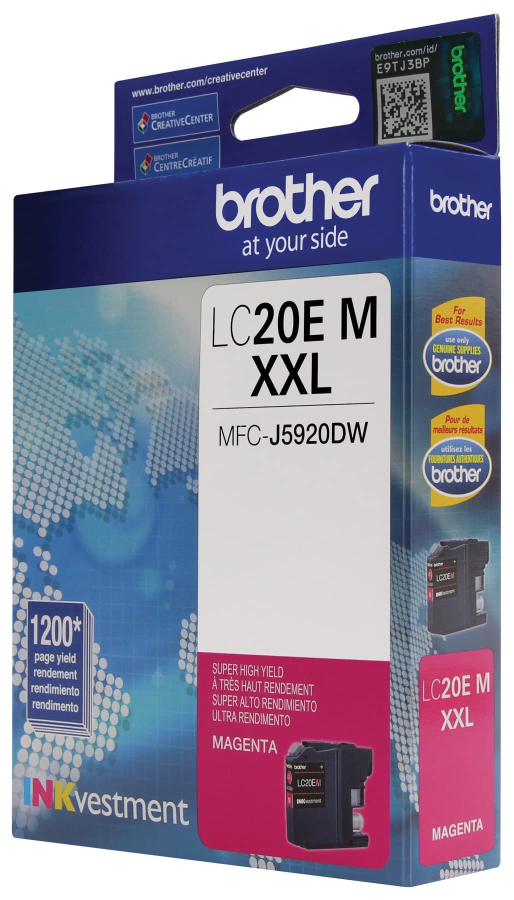 Brother LC20EMS Ink Cartridge - Magenta