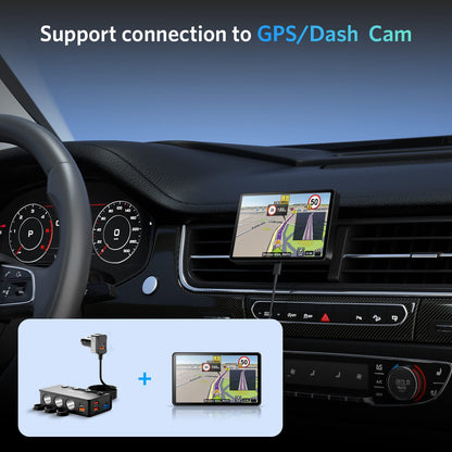 BESTEK 180W Cigarette Lighter Splitter, 3-Socket Cigarette Lighter Adapter with PD 65W&18W and QC3.0 18W*4 Charging Ports, LED Voltage Display Super Fast Charger Adapter for 12V/24V Vehicles