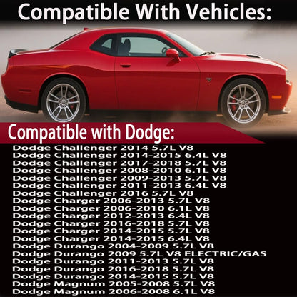 VS50625R Valve Cover Gasket Set for Dodge Ram 1500 (5.7L), Ram 2500/3500, Charger, Challenger, Durango, Magnum & Jeep Commander, Chrysler Aspen 300 (2006-2018, 6.1L/6.4L Compatible)