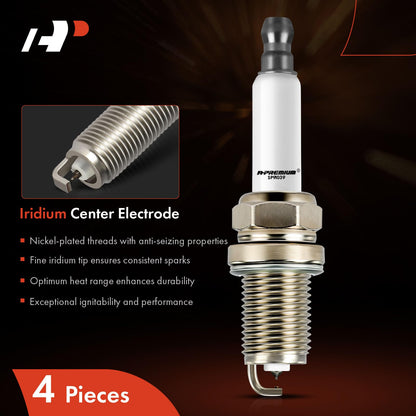 A-Premium 4PCS Iridium Platinum Spark Plugs Compatible with Buick Encore 2013-2021 & Chevrolet Cruze 2011-2016, Sonic 2012-2020, Trax 2013-2021 - L4 1.4L