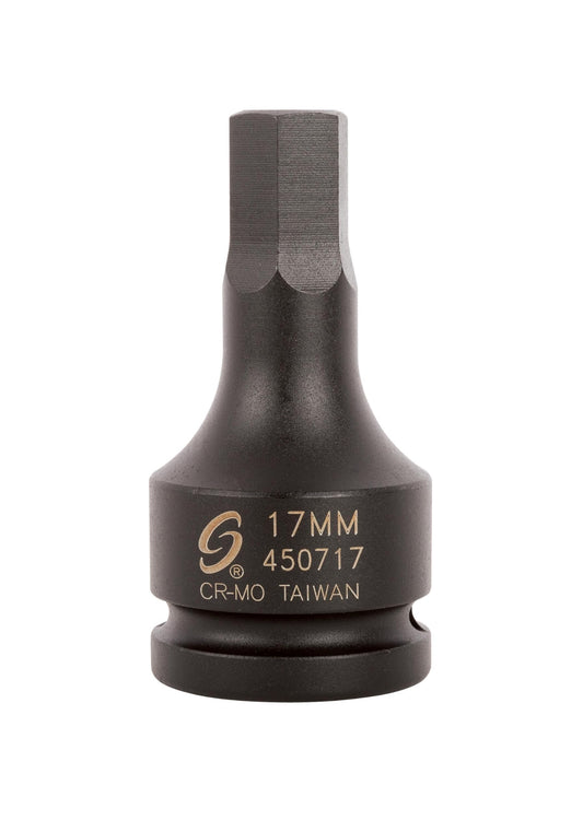 Sunex 450717 3/4-Inch Drive 17-mm Hex Driver Impact Socket
