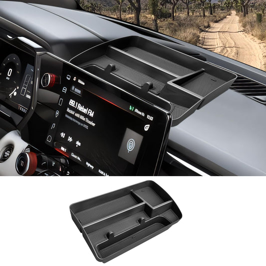 CDEFG for 2023 2024 2025 2026 Chevy Colorado Canyon Center Console Dash Organizer for 2023 2024 2025 2026 Chevy Colorado/ 2023-2026 GMC Canyon Accessories Center Dashboard Storage Tray