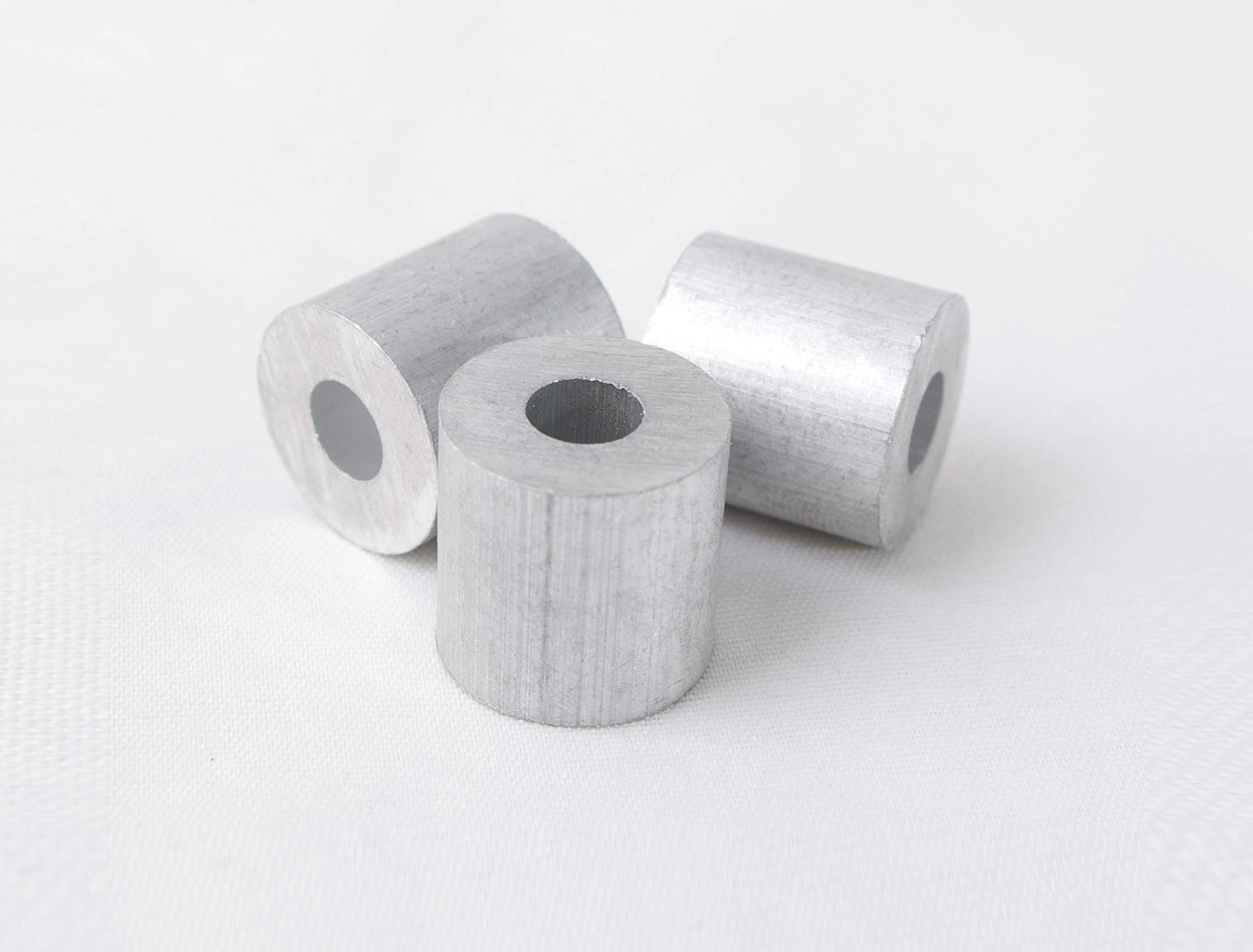 HIGOOD Wire Rope Stop Sleeve, for Wire Rope Dia. 3/16", Aluminum Alloy, PK 50