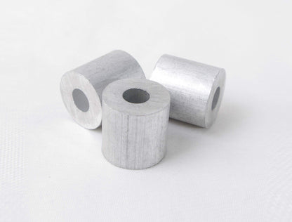 HIGOOD Wire Rope Stop Sleeve, for Wire Rope Dia. 3/16", Aluminum Alloy, PK 50