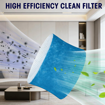 4 Pack HC888 Upgraded Blue Humidifier Wicking Filters Replacements for Honeywell HC-888 HC-888N Filter C HCM890 HEV320 Serie