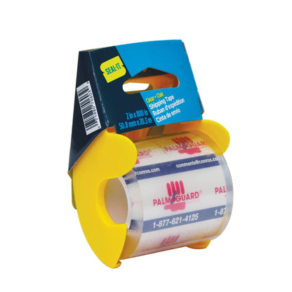 Seal-It Super Clear Shipping Tape on PalmGuard Dispenser 2 Inches x 800 Inches, Pack of 6, 4,800 Inches Total (70603-6)