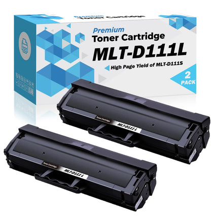 Ultra Toner® Compatible Replacement for Samsung MLT-D111L Black Toner Cartridge High Yield of MLT-D111S Samsung M2070 Xpress M2020w Xpress SL-M2020W Xpress SL-M2070FW Xpress SL-M2070W (2PK)