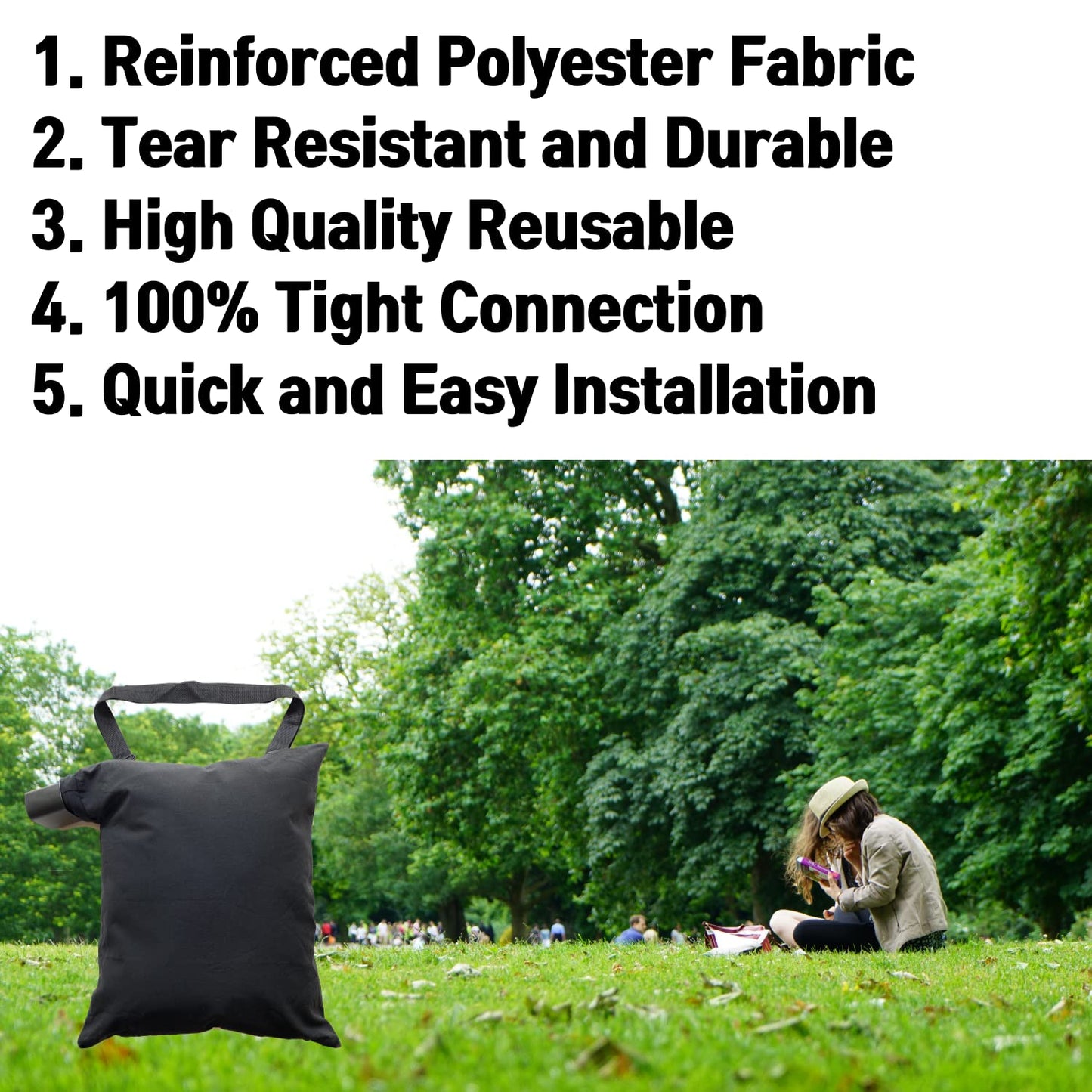 5140125-95 Leaf Blower Vacuum VAC Shoulder Bag - Compatible with Black & Decker BV2900 BV3100 - Replaces 5140117-99