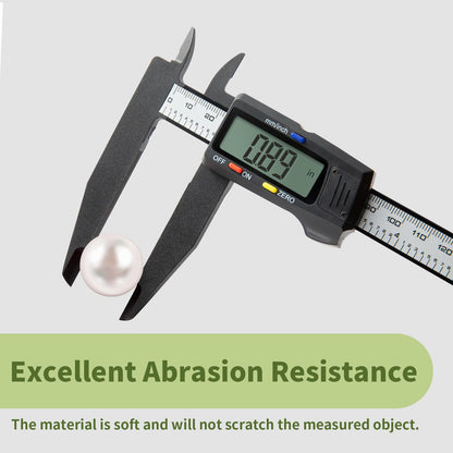 SCITOOLS Digital Caliper 0-8"/200mm Measuring Tool, Micrometer Caliper with Auto-Off Feature, Interchangeable Between inches and millimeters for Jewelry Measurement and 3D Printing