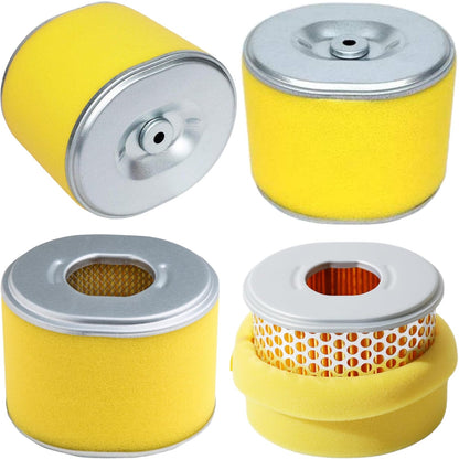 4Pcs GX270 GX240 Air Filter Compatible with Honda GX 270 GX 240 8HP 9HP Engine Parts Replace 17210-ZE2-505, 17210-ZE2-515, 17210-ZE2-82