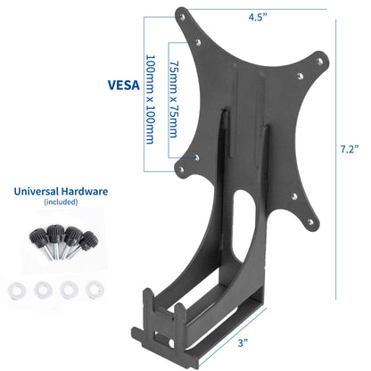 VIVO Quick Attach VESA Adapter Plate, Designed for Acer and Viewsonic Monitors Including R240HY bidx, SB220Q, RT240Y, R221Q, RT270, G227HQL, VX2276-smhd, and More, VESA up to 100x100, MOUNT-AR240H