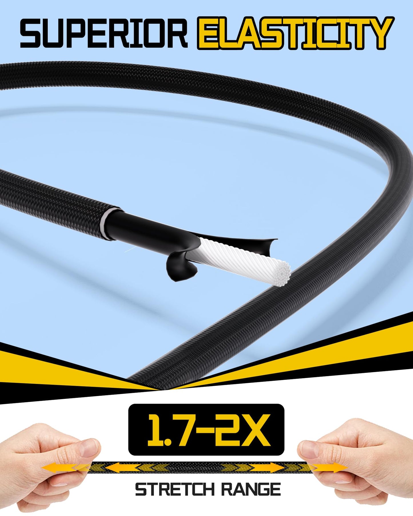 8 Pcs 48 Inch Adjustable Carabiner Bungee Cords with Hooks, Easy to Adjust from 7" to 48", Red Bungee Straps with UV-Resistance & Superior Elasticity for Cargo, Bike, Luggage, Carts, Truck, etc