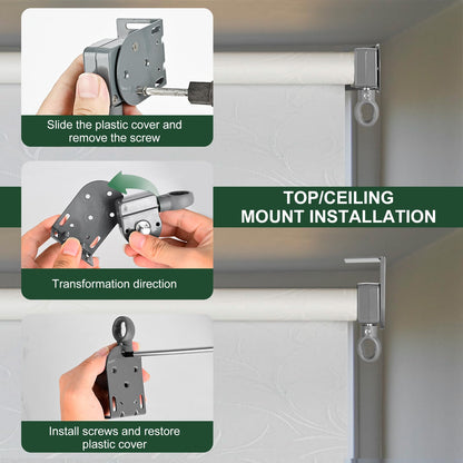Universal Replacement Installation Accessories for Indoor/Outdoor Sunshade and Roller Blinds