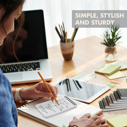 ZICOTO Aesthetic Pocket Notebooks Set Of 8 - Small 3x5 Spiral Notepads With Lined Pages - The Perfect Little Mini Pads to Stay Organized and Boost Productivity at Work or School