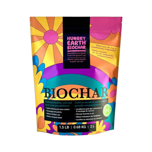 Ultra-Fine Biochar Soil Amendment 1Kg – Horticultural Charcoal - Listed Organic Soil Improver – High Bet Surface Area for Nutrient Retention, Water-Holding & Microbial Life – Carbon-Negative
