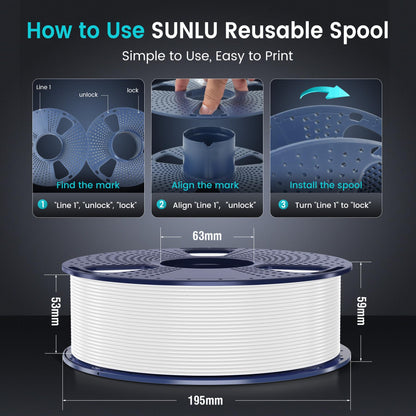 SUNLU PLA+ Filament 1.75mm, PLA Plus 3D Printer Filament, Dimensional Accuracy +/- 0.02 mm, Tough & Neatly Wound, 1KG Spool (2.2 LBS), Fit for Most FDM Printers, (Roasted Chestnut Black)