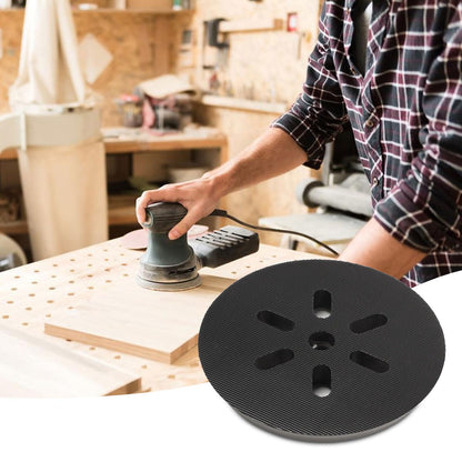 2 PCS 6 Inch Power Sander Replacement Pad Compatible with Bosch ROS65VC/1250DEVS/3727DVS/3727DEVS, 6 Hole Hook & Loop Discs Replace RS6045 & RS6046