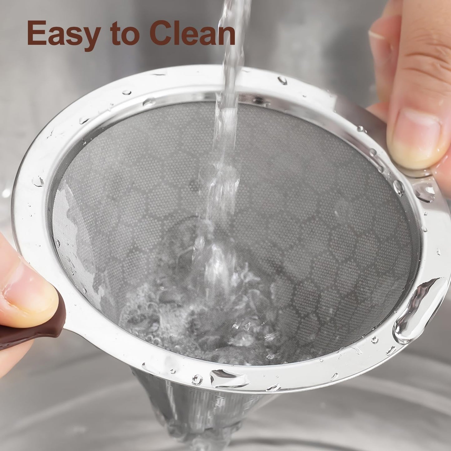 Pour Over Coffee Dripper, Stainless Steel Coffee Filter Reusable Pour Over Coffee Filter Cone Coffee Dripper… (Removable 1-2Cup)