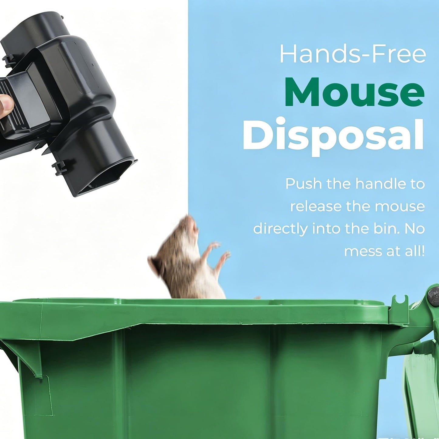 YFRENZICAL SafeSnap Professional Rat Trap, Black Plastic, Dual-Entry Design, Indoor and Outdoor Use, Pet and Child Safe Cover, 2 Pack, 99.9% Catch Rate