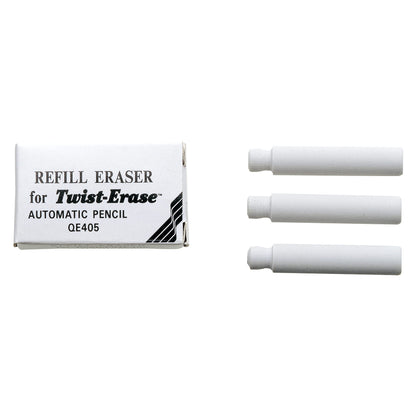 Refill Erasers for Pentel Mechanical Pencils (QE415/7, QE515, PD257, PD275/7), E10, Box of 12