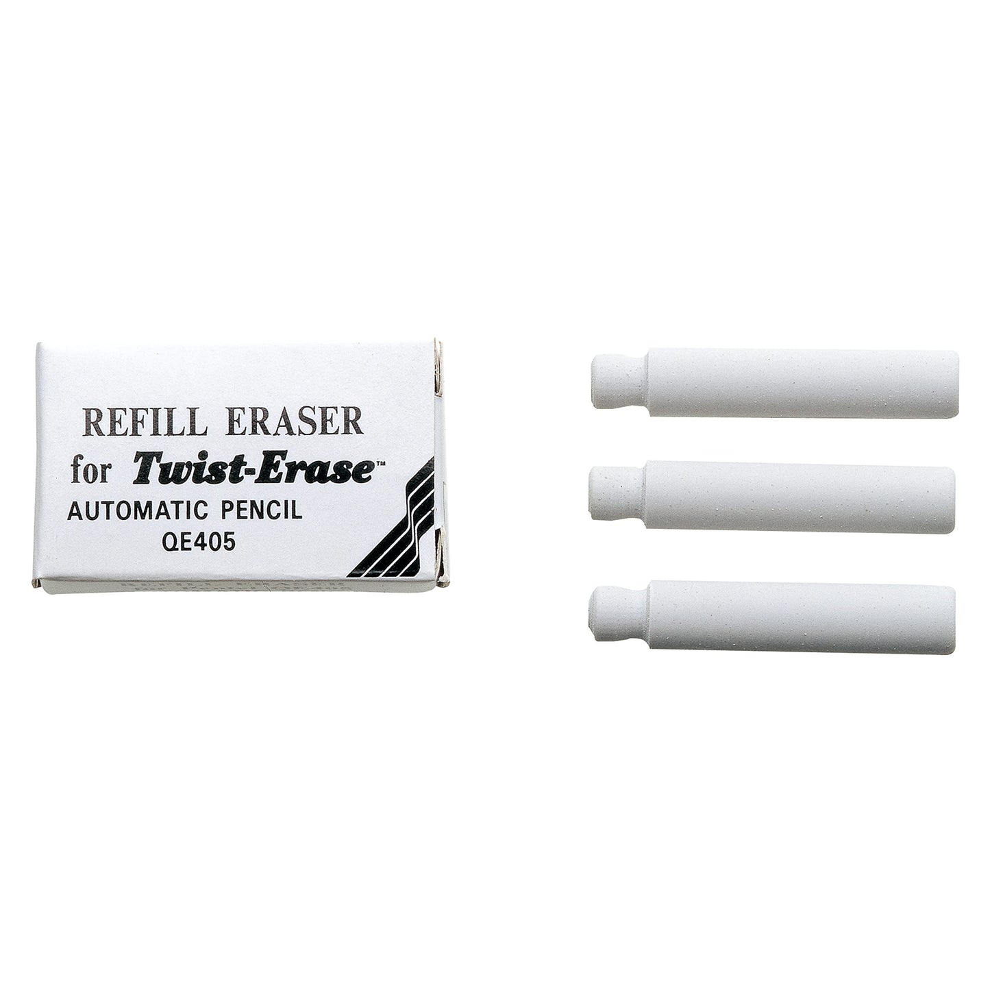 Refill Erasers for Pentel Mechanical Pencils (QE415/7, QE515, PD257, PD275/7), E10, Box of 12