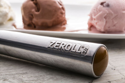 Zeroll 1020 Original Ice Cream Easy Scoop with Unique Liquid Filled Heat Conductive Handle Simple One Piece Aluminum Design Easy Release 40 Scoops per Gallon Made in USA, 2-Ounce, Silver