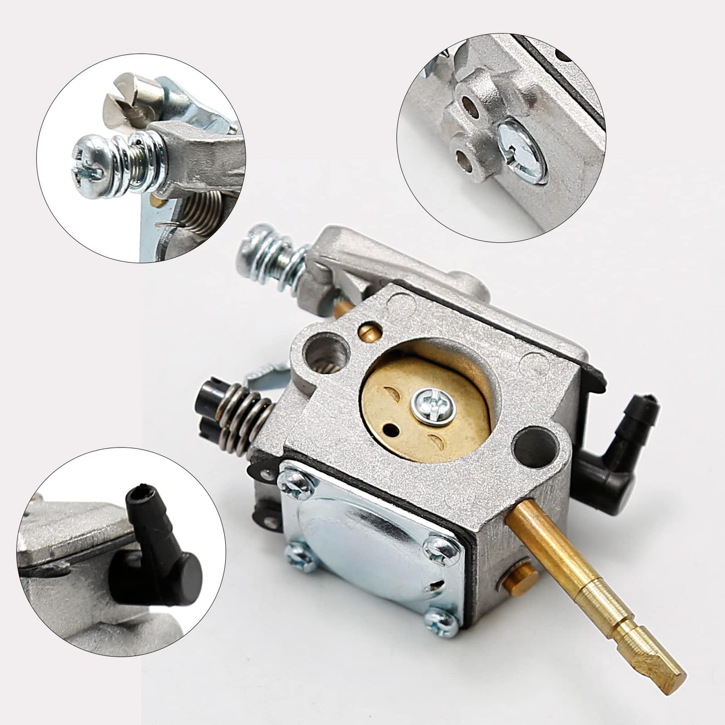 Anxingo Carburetor Replacement for Stihl FS48 FS52 FS56 FS62 FS66 FS81 FS86 FS88 FR106 FS106 Carb for Walbro WT-45 WT-45A WT-45-1 615-479 4126-120-0610