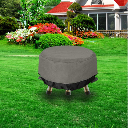 Round Fire Pit Cover 36 inch, Heavy Duty Patio Fire Bowl Cover, Waterproof and Weatherproof, 36''Dia x 20''H