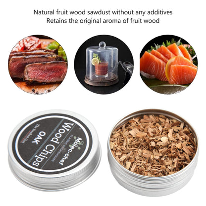 Smoking Wood Chips, 8PCS Whiskey Wood Smoking Chip Cocktail Smoker Kit Smoker Chips for Smoked Drinks