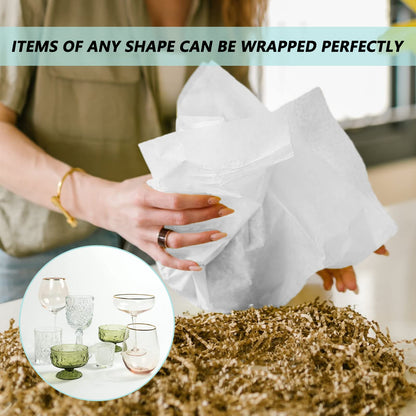 Choary Packing Paper Sheets for Moving,Wrapping Paper Newsprint Packing Paper for Shipping, Fill the Moving Boxes and Protect Fragile Items (110 Sheets, 27”x15”)