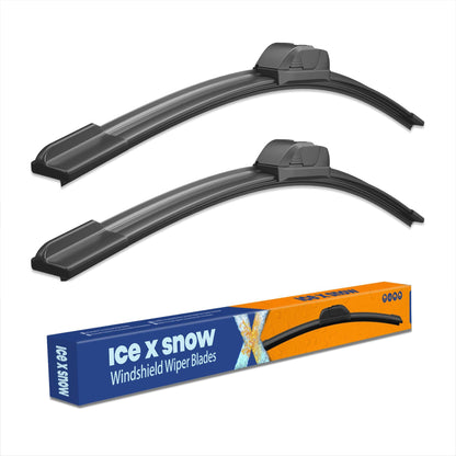 22 Inch Wiper Blades 2 Pack Windshield Wiper Blades Replacement for 2012-2023 Ford F-150/F-250/F-350;2008-2021 Expedition,Original Equipment Replacement Windshield Wiper Blades(22"+22",U/J Hook)