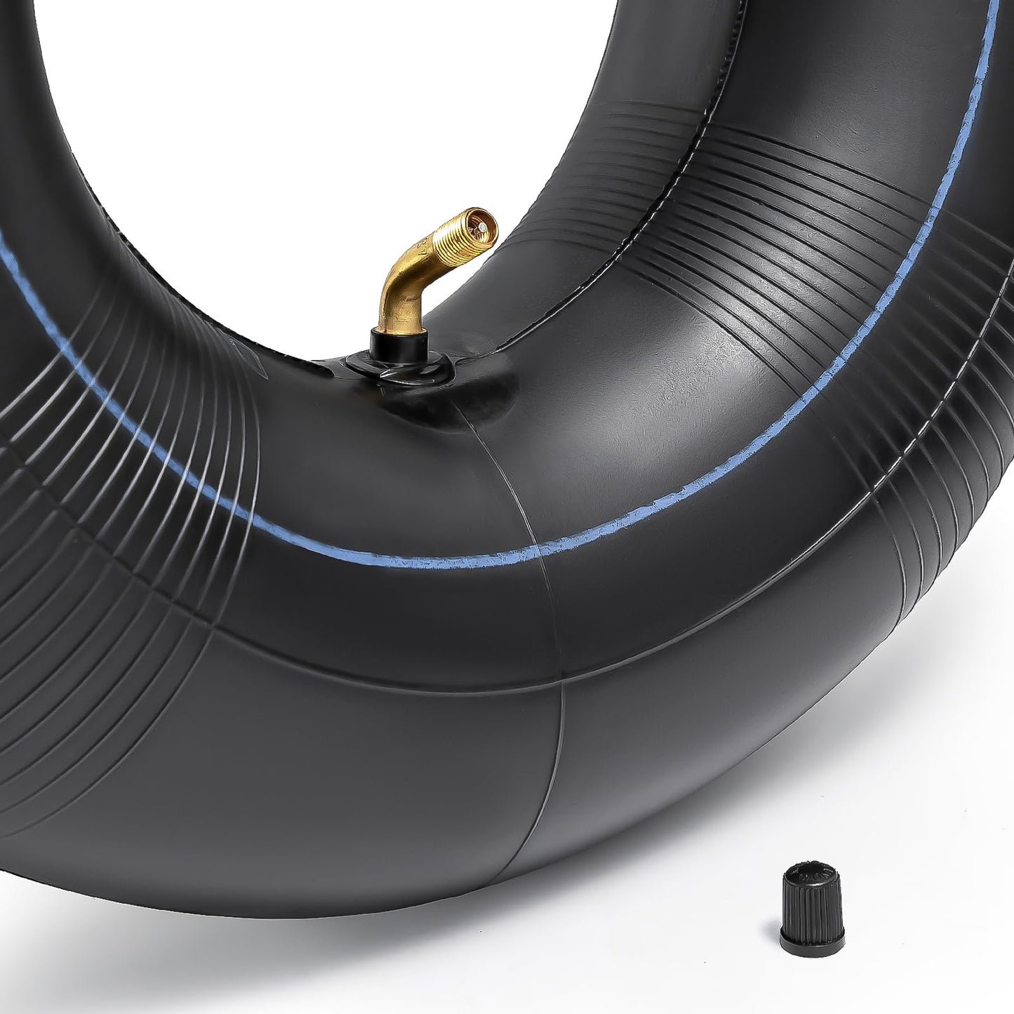 2 PCS 4.10/4.00/3.50-6 (13 x 4.00-6) Replacement Heavy Duty Inner Tube with TR87 Bent Valve Stem Compatible with Wheelbarrows, Mowers, Hand Trucks and More 3.50-6 4.00-6 4.10-6 Tire Tubes(T-025)