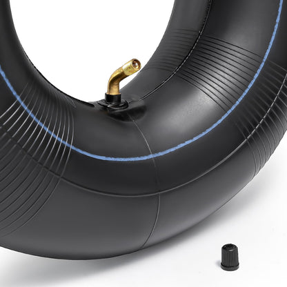 2 PCS 4.10/4.00/3.50-6 (13 x 4.00-6) Replacement Heavy Duty Inner Tube with TR87 Bent Valve Stem Compatible with Wheelbarrows, Mowers, Hand Trucks and More 3.50-6 4.00-6 4.10-6 Tire Tubes(T-025)