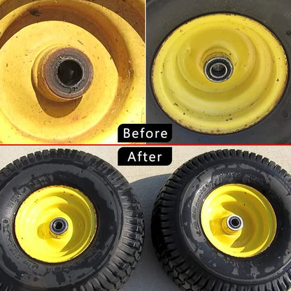10pcs Flanged Ball Bearings ID 3/4" x OD 1-3/8" for Lawn Mower, Wheelbarrows, Carts & Hand Trucks Wheel, Alternative to 532009040, AM118315, AM127304, 10513, 251210 Etc.