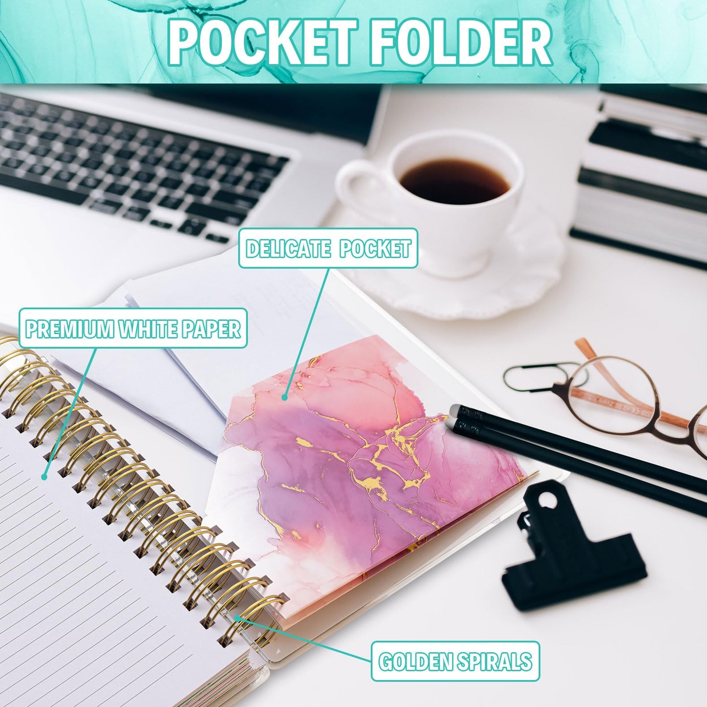 Planner 2026-2027, 18 Months Academic Daily Weekly Monthly Planner Yearly Agenda January 2026 – June 2027, Page Tabs, Separator Page, Inner Pocket, Bookmark, Stickers, Sticky Note Set, 7.9" x 9.8"