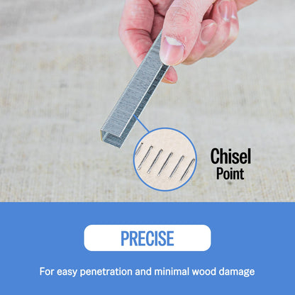 meite 21 Gauge Upholstery Staples, 1/2-Inch Crown with 1/2-Inch Length Galvanized Heavy Duty Staples for Staple Guns MT8016, MT8016S, and MT8016SLN (10,000 Counts)