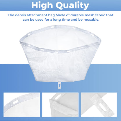 SyunsXoon Debris Attachment Bag Replacement for Jacuzzi Hot Tubs, 6570-398 Filter Net Bag Spa Parts fits 2014+ J-300, 2012+ J-400, 2015+ J-500 Series Hot Tubs
