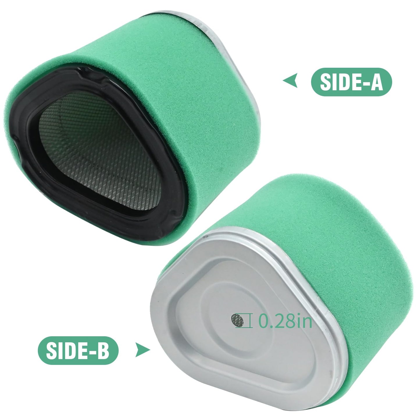 SYOWADA 12 083 05 Air Filter Kit Replacement For John Deere LT133 LT155 LTR155 LX173, 792105 Air Filter Oil Filter Replacement For Kohler CV11 CV12.5 CV13 CV14 CV15 CV16 Engine