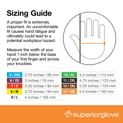 Superior 378GKTFG Grain Goatskin Leather Drivers Glove with Keystone Thumb and Kevlar/Glass Lined Size M