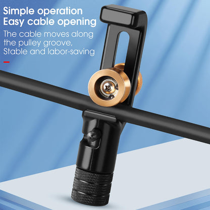 BAOSHLA Optical Cable Stripping Knife Armored Cable Stripper 8-28.6mm Vertical and Horizontal Dual use Type Fiber Optic Cable Cutter with 1 Spare Blade Mid Span Cable Slit and Ring Tool Slitting Tool