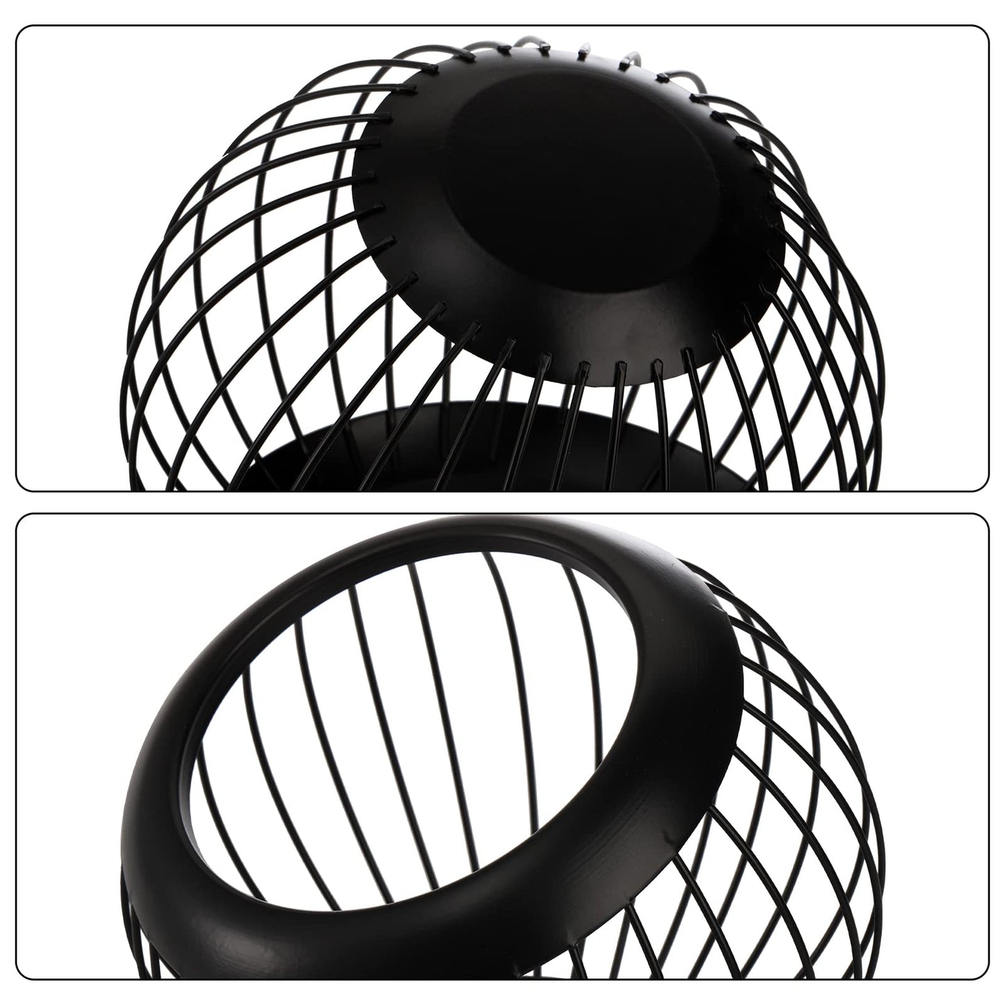 TOPZEA Coffee Pod Holder, Large Capacity K Cup Holder Metal Coffee Capsule Storage Basket, Espresso Pods Organizer for Counter, Bar Station Accessories