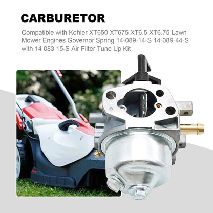 Zreneyfex 14 853 36-S Carburetor Kit Replacement for Kohler Courage XT6 XT6.5 XT7 XT650 XT675 XT149 Engine