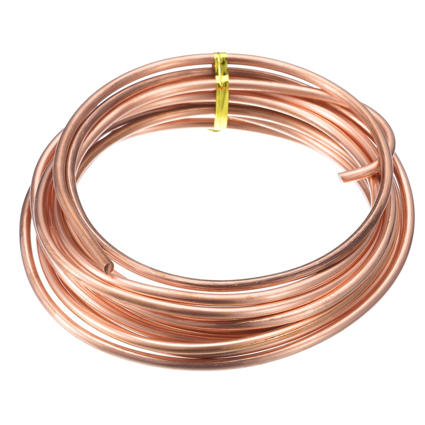 uxcell Soft Copper Wire (8 Gauge, 11.5 FT), 99.9% Pure Bare Copper Wire 3mm Solid Craft Wire for DIY Crafting Gardening Decoration (3.5Meter)