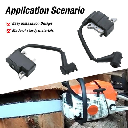 VIKKSAER 1133 400 1350 Ignition Coil Module with Spark Plug Fuel Filter, Replacement for Stihl MS270 MS280 MS 270 280 Chainsaw, Replaces 1133-400-1350
