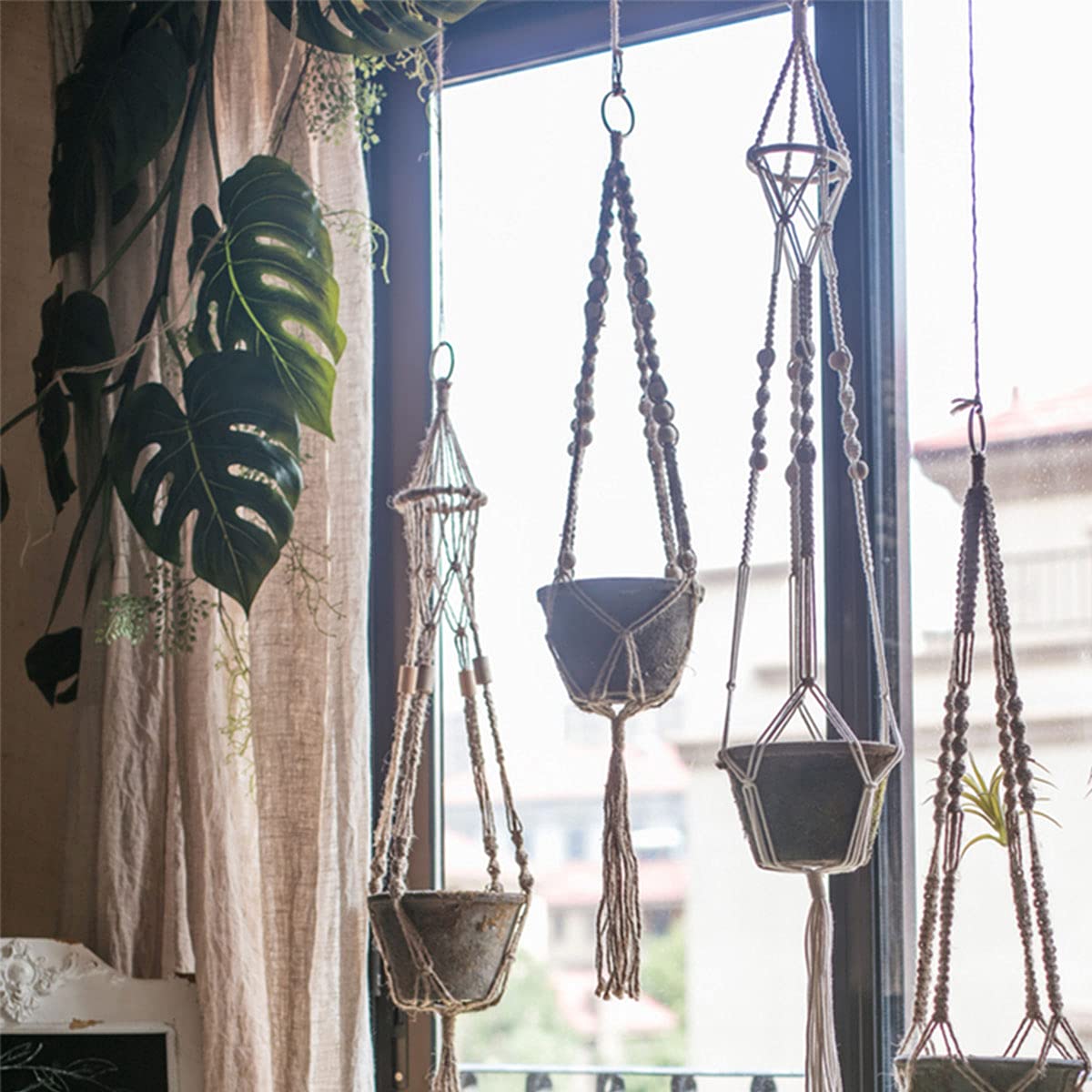 Abimars 2" Seamless Metal O Ring, 10 Pack 304 Stainless Steel Rings Load 320lbs, Solid, Heavy Duty Multi-Purpose Metal O-Ring for Macrame, Dog Leashes