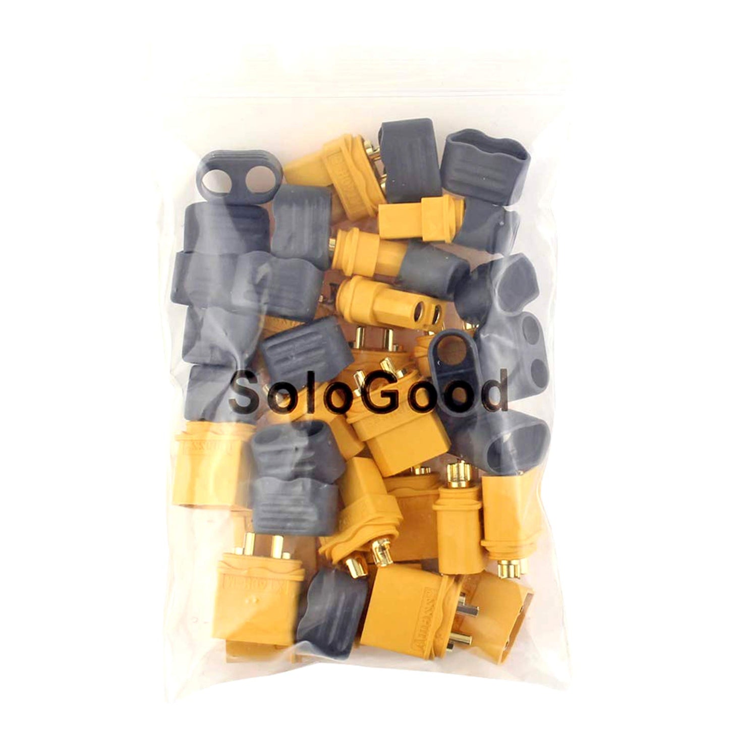Amass 20 Pair XT60H Bullet Connector Plug Upgrated of XT60 Sheath Female & Male Gold Plated for RC Parts … … …