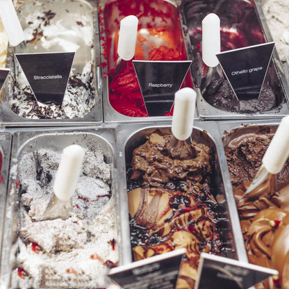 TOPZEA Set of 4 Stainless Steel Steam Table Pan 1/3 Size, 2.5" Deep Anti-Jam Breading Tray, Buffet Dinner Food Serving Hotel Pan for Food Warmer, Preparing Bread-Crumb Dish, Marinating Meat